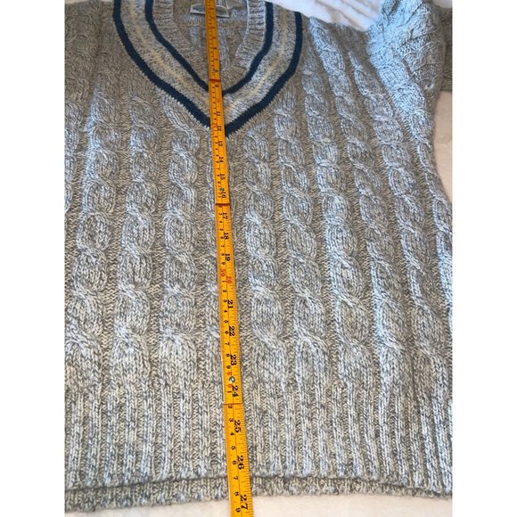 Vintage Britches Great Outdoors Wool Cricket Sweater (Size M, Made in Hong Kong) - Picture 9 of 9